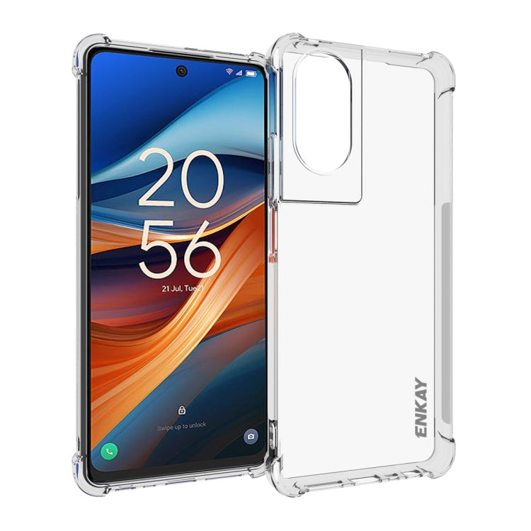 For TCL 50 SE 4G ENKAY Hat-Prince Transparent TPU Shockproof Phone Case - TCL by ENKAY | Online Shopping South Africa | PMC Jewellery | Buy Now Pay Later Mobicred