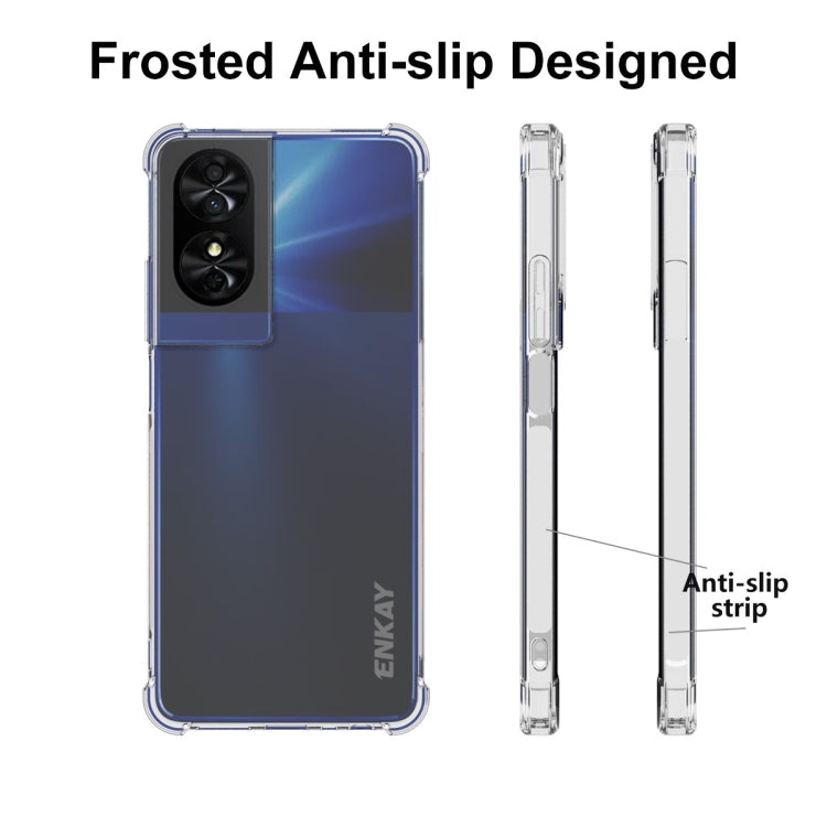 For TCL 50 SE 4G ENKAY Hat-Prince Transparent TPU Shockproof Phone Case - TCL by ENKAY | Online Shopping South Africa | PMC Jewellery | Buy Now Pay Later Mobicred