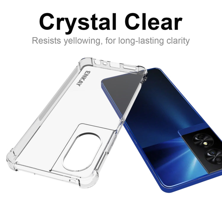 For TCL 50 SE 4G ENKAY Hat-Prince Transparent TPU Shockproof Phone Case - TCL by ENKAY | Online Shopping South Africa | PMC Jewellery | Buy Now Pay Later Mobicred