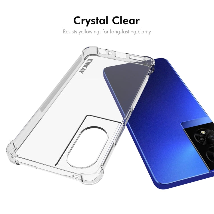 For TCL 50 5G ENKAY Hat-Prince Transparent TPU Shockproof Phone Case - free shipping - PMC Jewellery - Order now!