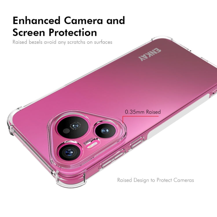 For Huawei Pura 70 ENKAY Hat-Prince Transparent TPU Shockproof Phone Case - free shipping - PMC Jewellery - Order now!