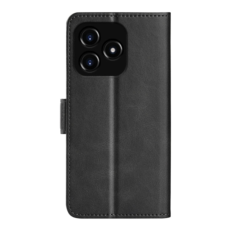 For Realme Narzo N53 / C53 Dual-side Magnetic Buckle Horizontal Flip Leather Phone Case(Black) - free shipping - PMC TechLife - Order now!
