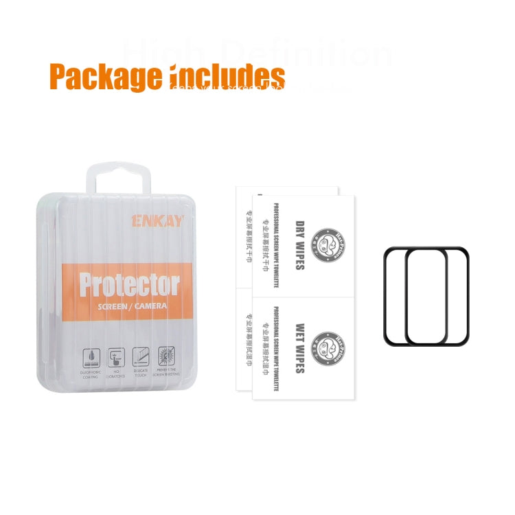 For Redmi Band 3 2pcs ENKAY ENKAY 3D Full Coverage Soft PC Edge PMMA HD Screen Film - free shipping - PMC TechLife - Order now!