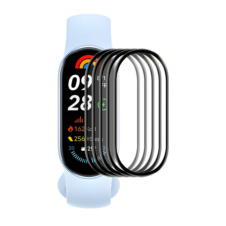 For Xiaomi Smart Band 9 5pcs ENKAY ENKAY 3D Full Coverage Soft PC Edge PMMA HD Screen Film - free shipping - PMC TechLife - Order now!