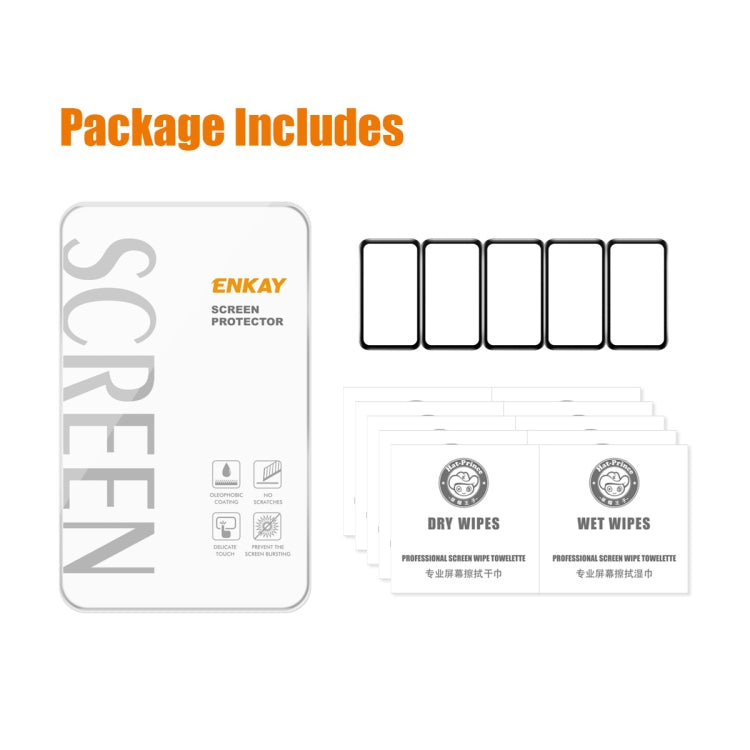 For Xiaomi Smart Band 9 Active 5pcs ENKAY ENKAY 3D Full Coverage Soft PC Edge PMMA HD Screen Film - free shipping - PMC TechLife - Order now!