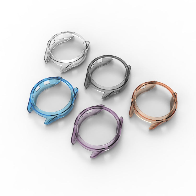 For Garmin Forerunner 265 ENKAY Hat-Prince Transparent TPU Frame Drop Protection Case(Purple) - Watch Cases by ENKAY | Online Shopping South Africa | PMC TechLife | Buy Now Pay Later Mobicred