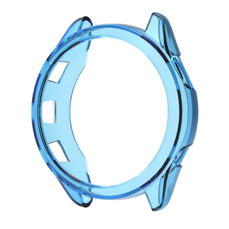 For Garmin Forerunner 265S ENKAY Hat-Prince Transparent TPU Frame Drop Protection Case(Blue) - Watch Cases by ENKAY | Online Shopping South Africa | PMC TechLife | Buy Now Pay Later Mobicred