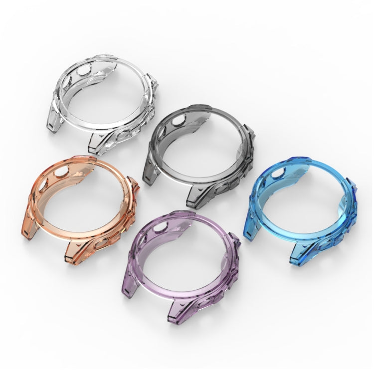 For Garmin Fenix 8 AMOLED / MIP 47mm ENKAY Hat-Prince Transparent TPU Frame Drop Protection Case(Transparent) - free shipping - PMc TechLife - Order now!