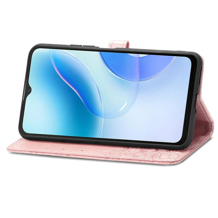 For Blackview A53 Mandala Flower Embossed Leather Phone Case(Rose Gold) - More Brand by PMC TechLife | Online Shopping South Africa | PMC TechLife