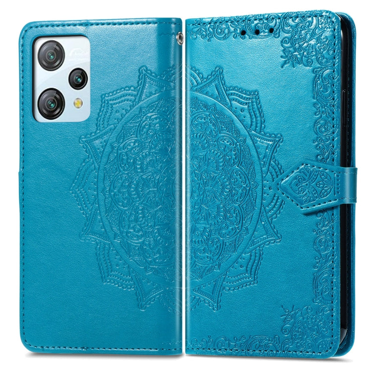 For Blackview A53 Mandala Flower Embossed Leather Phone Case(Blue) - More Brand by PMC TechLife | Online Shopping South Africa | PMC TechLife | Buy Now Pay Later Mobicred