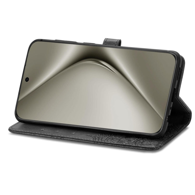 For Huawei Pura 70 Pro+ Mandala Flower Embossed Leather Phone Case(Black) - Huawei Cases by PMC Jewellery | Online Shopping South Africa | PMC Jewellery | Buy Now Pay Later Mobicred