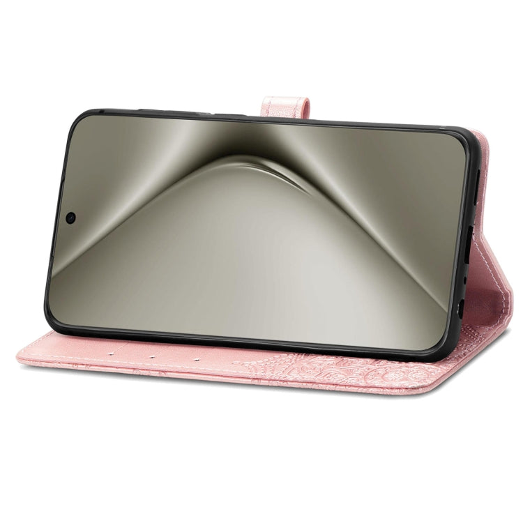 For Huawei Pura 70 Ultra Mandala Flower Embossed Leather Phone Case(Rose Gold) - Huawei Cases by PMC Jewellery | Online Shopping South Africa | PMC Jewellery | Buy Now Pay Later Mobicred