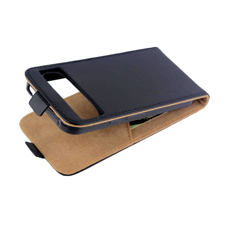 For Google Pixel 9 / 9 Pro Vertical Flip Leather Phone Case with Card Slot(Black) - Google Cases by PMC TechLife | Online Shopping South Africa | PMC TechLife | Buy Now Pay Later Mobicred