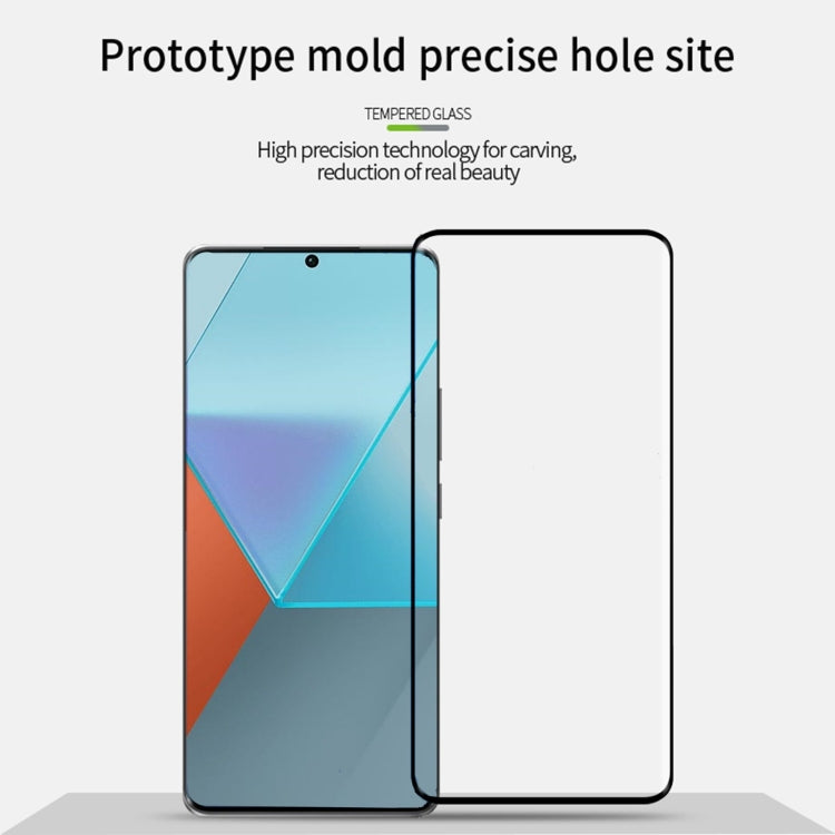 For Xiaomi Redmi Note 13 Pro+ PINWUYO 9H 3D Hot Bending Tempered Glass Film(Black) - free shipping - PMC TechLife - Order now!