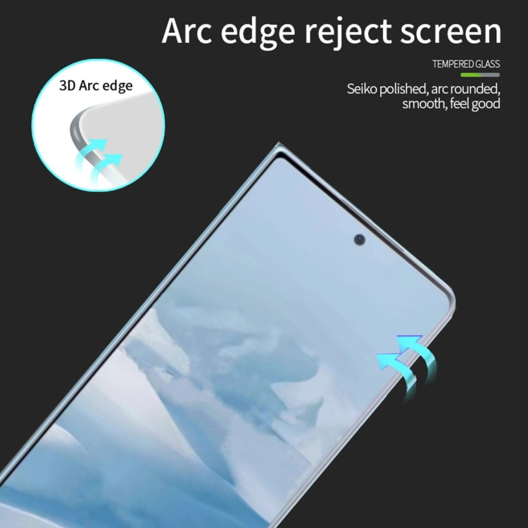 For Honor Magic Vs2 MOFI 9H 3D Hot Bending Tempered Glass Film(Black) - Honor Tempered Glass by MOFI | Online Shopping South Africa | PMC TechLife | Buy Now Pay Later Mobicred