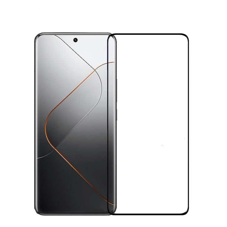 For Xiaomi 14 Pro MOFI 9H 3D Hot Bending Tempered Glass Film(Black) - free shipping - PMC TechLife - Order now!