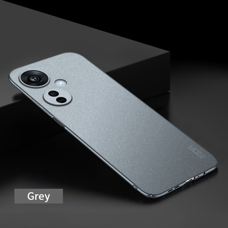 For OPPO K11X 5G MOFI Fandun Series Frosted PC Ultra-thin All-inclusive Phone Case(Gray) - OPPO Cases by MOFI | Online Shopping South Africa | PMC TechLife