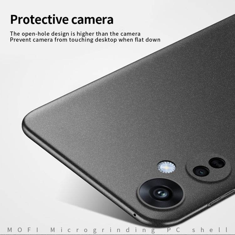 For OPPO K11X 5G MOFI Fandun Series Frosted PC Ultra-thin All-inclusive Phone Case(Red) - OPPO Cases by MOFI | Online Shopping South Africa | PMC TechLife