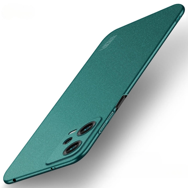 For Xiaomi Redmi Note 12 Global MOFI Fandun Series Frosted PC Ultra-thin All-inclusive Phone Case(Green) - Note 12 Pro Cases by MOFI | Online Shopping South Africa | PMC TechLife