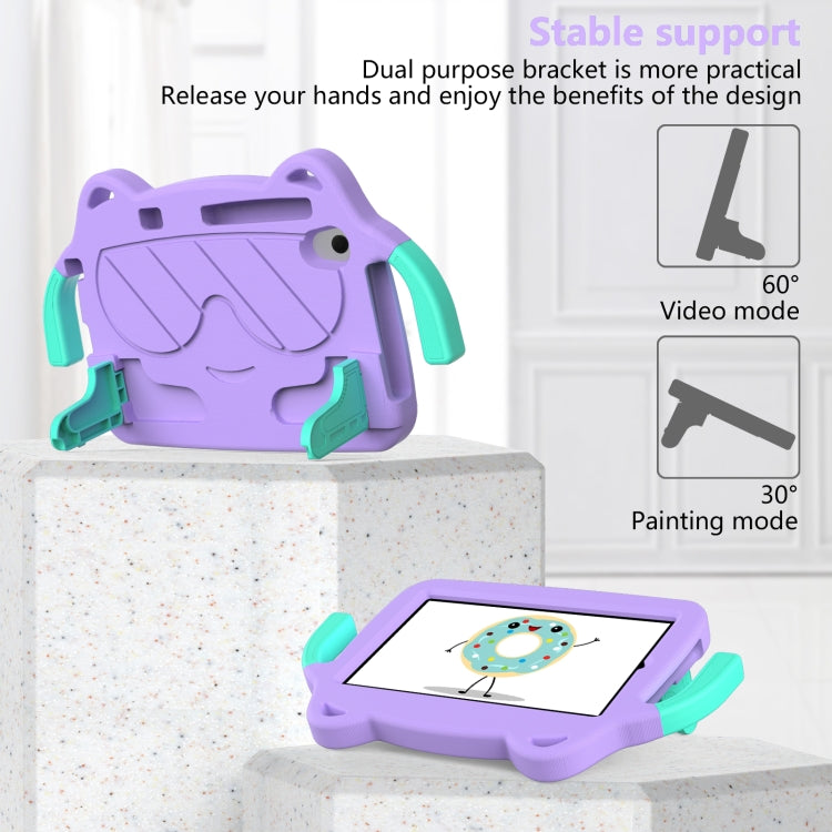 For Lenovo Tab M8 HD 8505F/X8705F 2rd Gen Ice Baby EVA Shockproof Hard PC Tablet Case(Light Purple+Mint Green) - Lenovo by PMC TechLife | Online Shopping South Africa | PMC TechLife | Buy Now Pay Later Mobicred