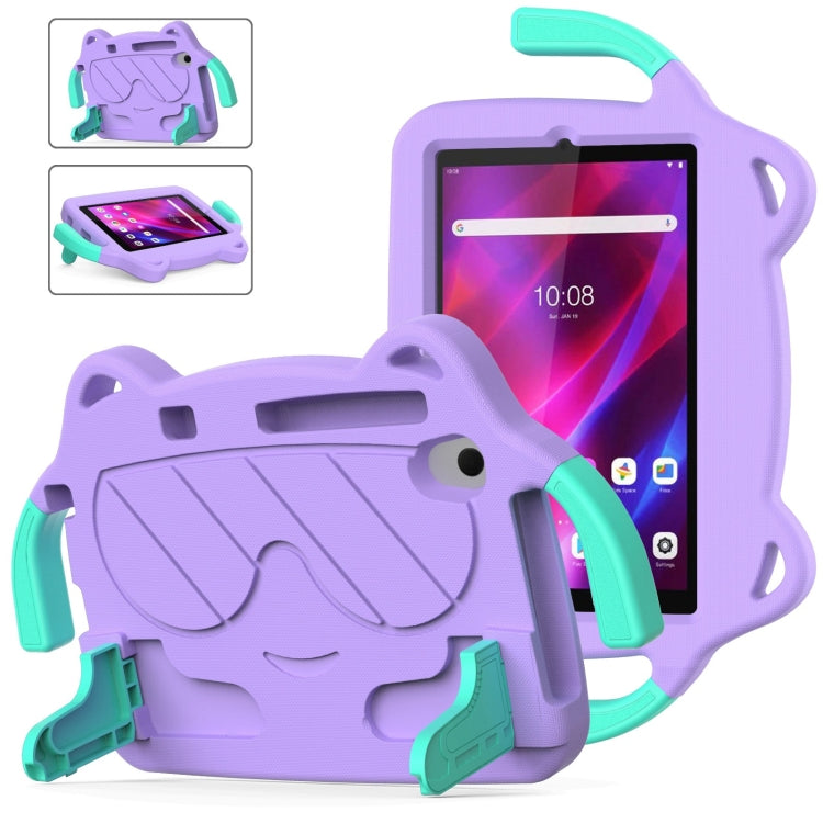 For Lenovo Tab M8 8506X 3rd Gen Ice Baby EVA Shockproof Hard PC Tablet Case(Light Purple+Mint Green) - Lenovo by PMC TechLife | Online Shopping South Africa | PMC TechLife | Buy Now Pay Later Mobicred
