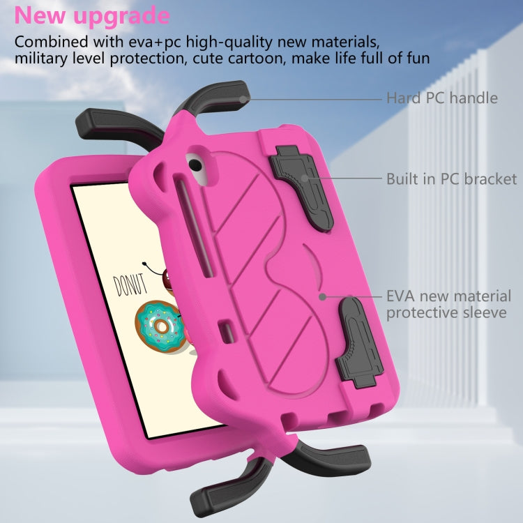 For TCL LE 2023 / Tab 8 2022 Ice Baby EVA Shockproof Hard PC Tablet Case(Rose Red+Black) - Others by PMC TechLife | Online Shopping South Africa | PMC TechLife | Buy Now Pay Later Mobicred