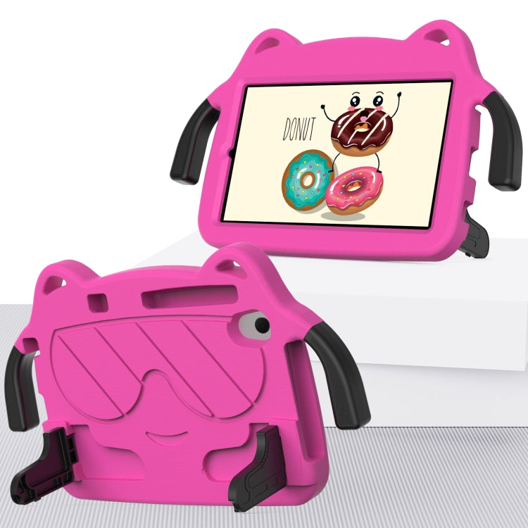 For Huawei MediaPad M5 Lite 8.0 Ice Baby EVA Shockproof Hard PC Tablet Case(Rose Red+Black) - Huawei by PMC TechLife | Online Shopping South Africa | PMC TechLife | Buy Now Pay Later Mobicred