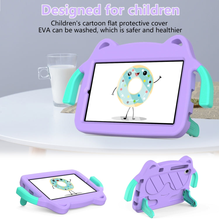 For Huawei MediaPad M6 8.4 2019/2020 Ice Baby EVA Shockproof Hard PC Tablet Case(Light Purple+Mint Green) - Huawei by PMC TechLife | Online Shopping South Africa | PMC TechLife | Buy Now Pay Later Mobicred