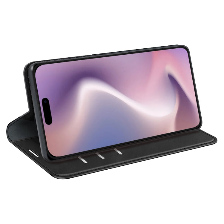 For iPhone 16 Pro Max Retro-skin Magnetic Suction Leather Phone Case(Black) - iPhone 16 Pro Max Cases by PMC TechLife | Online Shopping South Africa | PMC TechLife | Buy Now Pay Later Mobicred