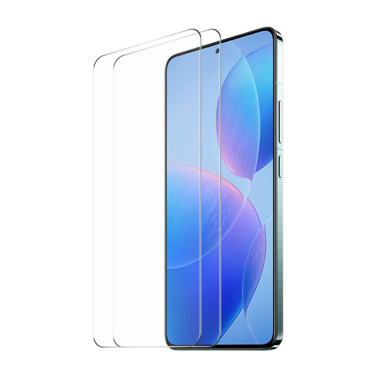 For Redmi K70 / K70 Pro / K70E 2pcs ENKAY Hat-Prince 0.26mm 9H 2.5D High Aluminum-silicon Tempered Glass Film -  by ENKAY | Online Shopping South Africa | PMC Jewellery | Buy Now Pay Later Mobicred