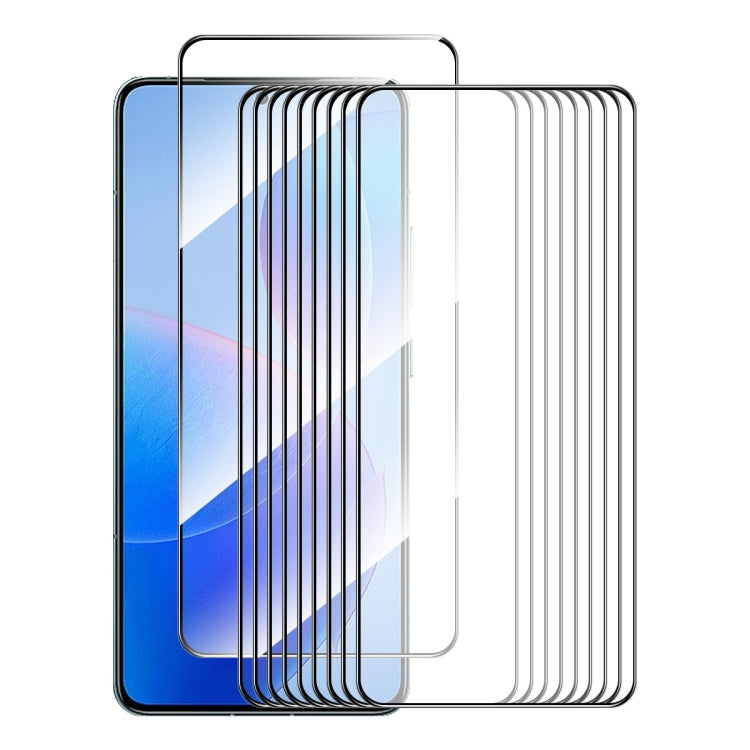 For Redmi K70 / K70 Pro / K70E 10pcs ENKAY Hat-Prince Full Glue High Aluminum-silicon Tempered Glass Film -  by ENKAY | Online Shopping South Africa | PMC TechLife | Buy Now Pay Later Mobicred