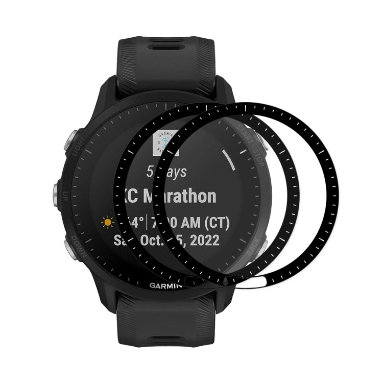 For Garmin Forerunner 955 / 955 Solar 2pcs ENKAY 3D Full Coverage Soft PC Edge PMMA HD Screen Protector Film - free shipping - PMC TechLife - Order now!