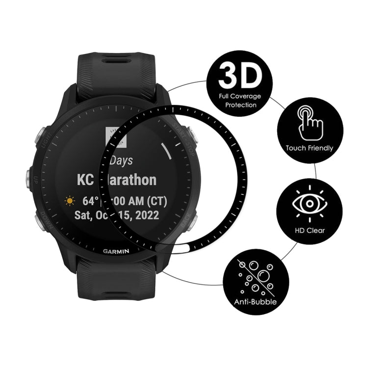 For Garmin Forerunner 955 / 955 Solar 2pcs ENKAY 3D Full Coverage Soft PC Edge PMMA HD Screen Protector Film - free shipping - PMC TechLife - Order now!