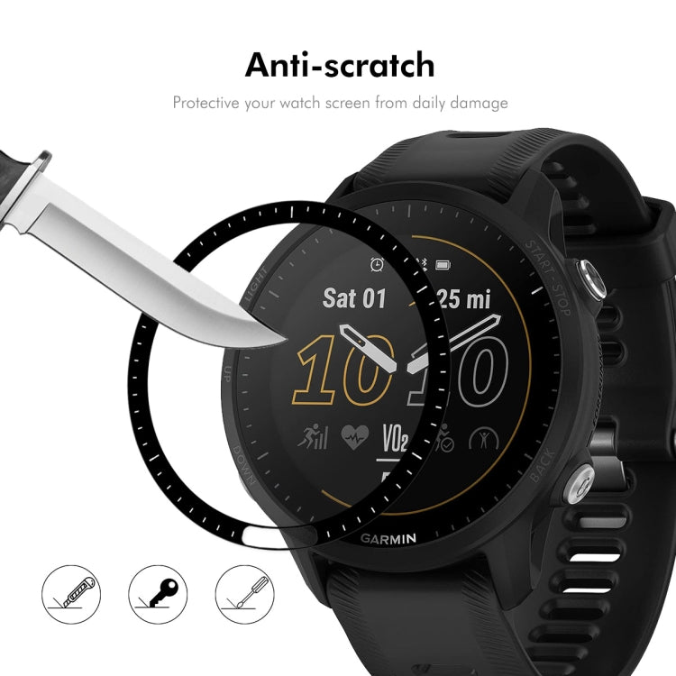 For Garmin Forerunner 955 / 955 Solar 2pcs ENKAY 3D Full Coverage Soft PC Edge PMMA HD Screen Protector Film - free shipping - PMC TechLife - Order now!