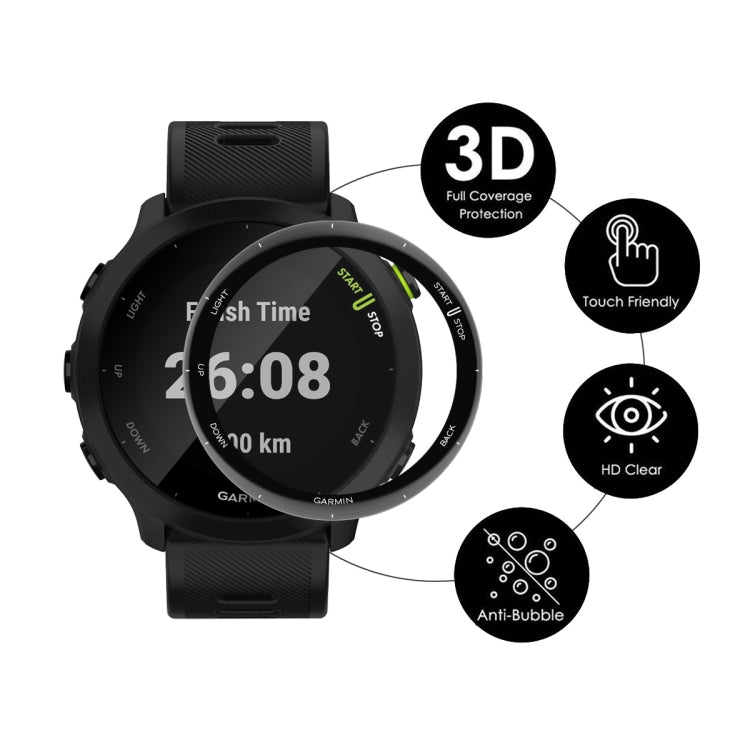 For Garmin Forerunner 158 2pcs ENKAY 3D Full Coverage Soft PC Edge PMMA HD Screen Protector Film - free shipping - PMC TechLife - Order now!