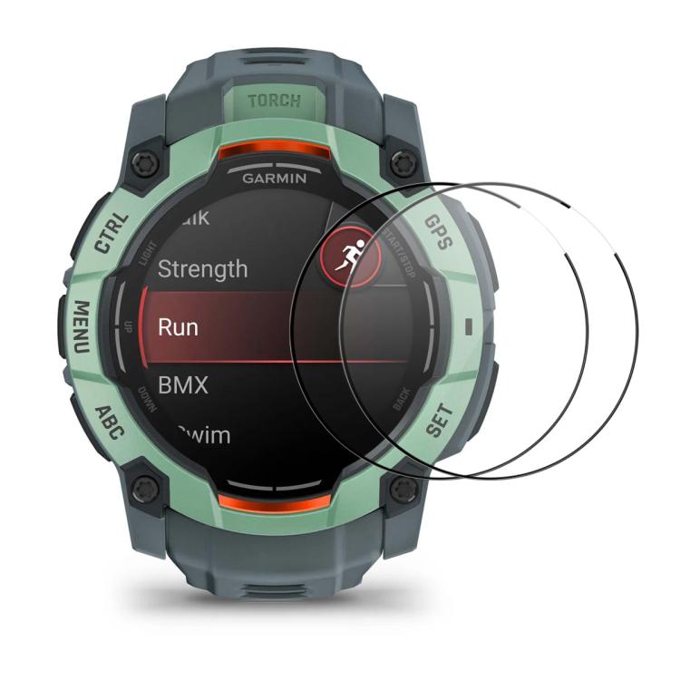 For Garmin Instinct 3 AMOLED / Solar 50mm 2pcs ENKAY 3D Full Coverage Soft PC Edge PMMA HD Screen Protector Film - free shipping - PMC TechLife - Order now!