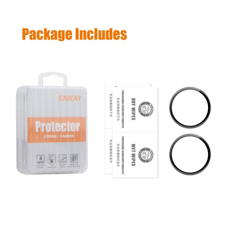 For Garmin vivoactive 6 2pcs ENKAY 3D Full Coverage Soft PC Edge PMMA HD Screen Protector Film - free shipping - PMC TechLife - Order now!