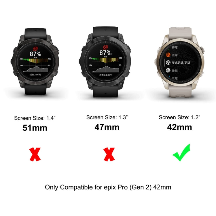 For Garmin Epix Pro Gen 2 42mm 5pcs ENKAY 3D Full Coverage Soft PC Edge PMMA HD Screen Protector Film - free shipping - PMC TechLife - Order now!