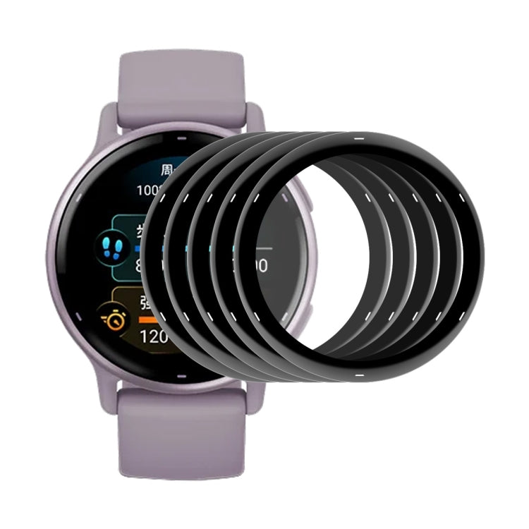 For Garmin Active 5 5pcs ENKAY 3D Full Coverage Soft PC Edge PMMA HD Screen Protector Film - free shipping - PMC TechLife - Order now!