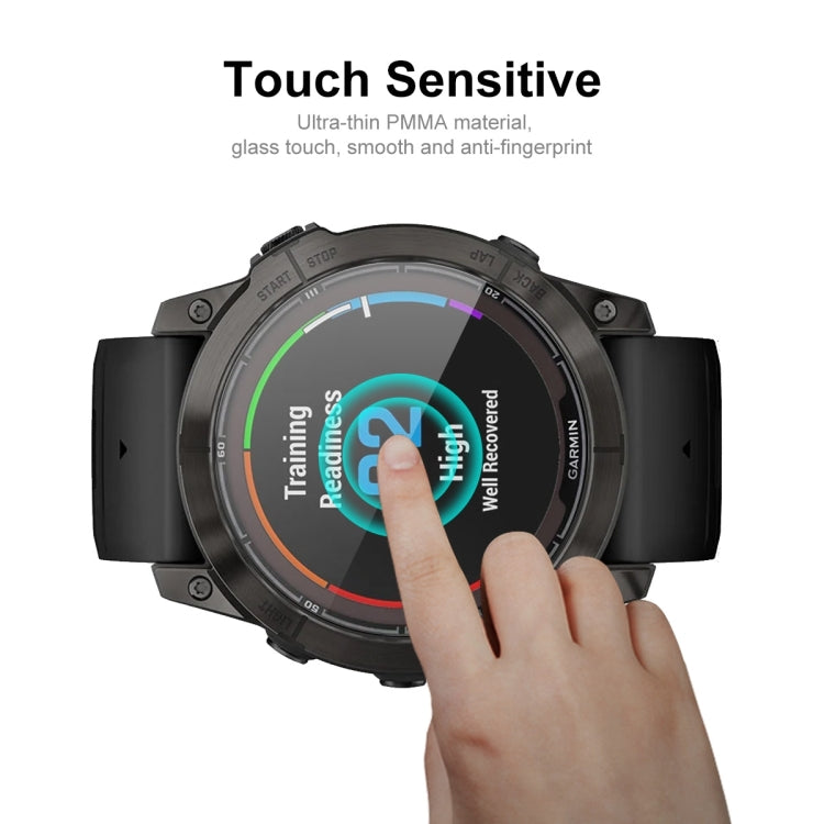 For Garmin Fenix 7X Pro 10pcs ENKAY 3D Full Coverage Soft PC Edge PMMA HD Screen Protector Film - free shipping - PMC TechLife - Order now!