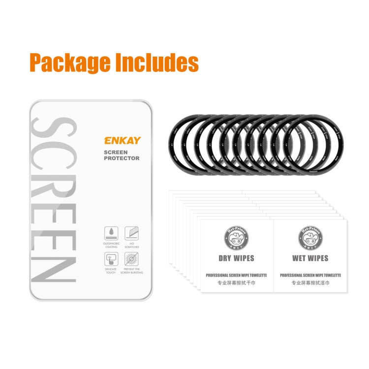 For Garmin Forerunner 158 10pcs ENKAY 3D Full Coverage Soft PC Edge PMMA HD Screen Protector Film - free shipping - PMC TechLife - Order now!