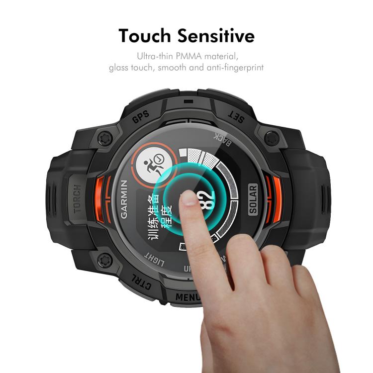 For Garmin Instinct E 45mm 10pcs ENKAY 3D Full Coverage Soft PC Edge PMMA HD Screen Protector Film - free shipping - PMC TechLife - Order now!