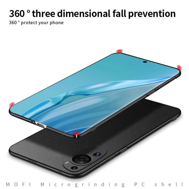 For Huawei P60 Art MOFI Fandun Series Frosted PC Ultra-thin All-inclusive Phone Case(Black) - free shipping - PMC TechLife - Order now!