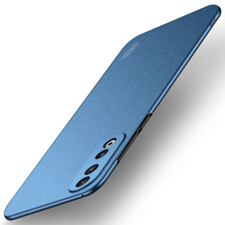 For Honor 90 MOFI Fandun Series Frosted PC Ultra-thin All-inclusive Phone Case(Blue) - Honor Cases by MOFI | Online Shopping South Africa | PMC TechLife