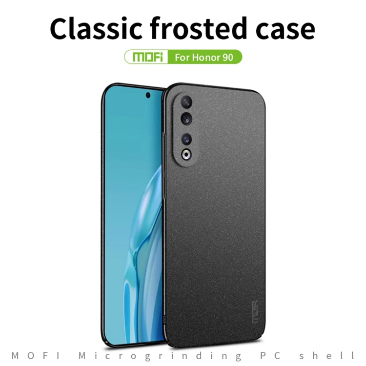 For Honor 90 MOFI Fandun Series Frosted PC Ultra-thin All-inclusive Phone Case(Gray) - Honor Cases by MOFI | Online Shopping South Africa | PMC TechLife