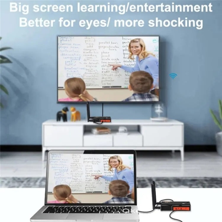 009 200m HD Video Transmitter Receiver WIFI 5.8 Wireless Display Dongle Adapter(US Plug) - Adapter by PMC TechLife | Online Shopping South Africa | PMC TechLife | Buy Now Pay Later Mobicred