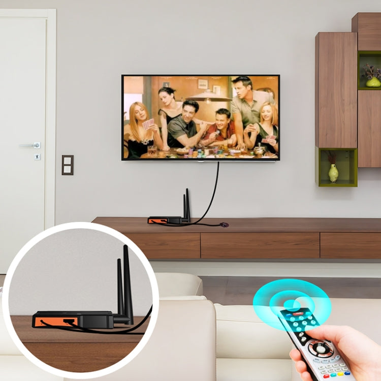 009 200m HD Video Transmitter Receiver WIFI 5.8 Wireless Display Dongle Adapter(UK Plug) - Adapter by PMC TechLife | Online Shopping South Africa | PMC TechLife | Buy Now Pay Later Mobicred
