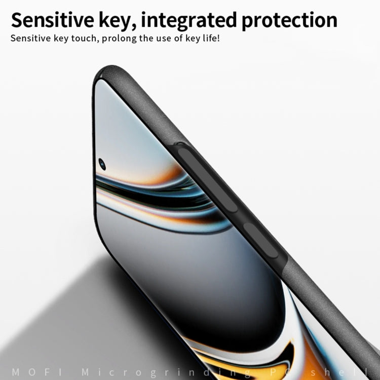 For Realme 11 Pro+ MOFI Fandun Series Frosted PC Ultra-thin All-inclusive Phone Case(Black) - Realme Cases by MOFI | Online Shopping South Africa | PMC TechLife