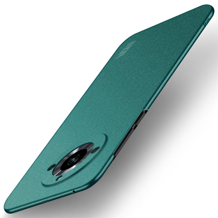 For Realme 11 Pro+ MOFI Fandun Series Frosted PC Ultra-thin All-inclusive Phone Case(Green) - Realme Cases by MOFI | Online Shopping South Africa | PMC TechLife