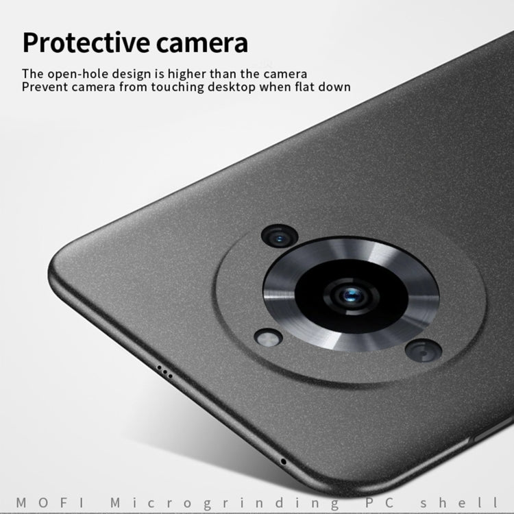 For Realme 11 Pro+ MOFI Fandun Series Frosted PC Ultra-thin All-inclusive Phone Case(Green) - Realme Cases by MOFI | Online Shopping South Africa | PMC TechLife